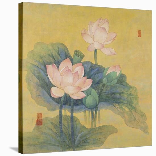 Dream Lotus-Ailian Price-Stretched Canvas