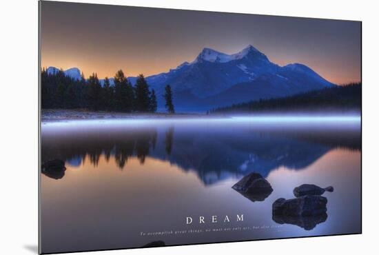 Dream - Mountains Landscape-null-Mounted Poster