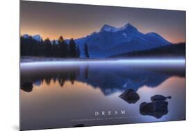 Dream - Mountains Landscape-null-Mounted Poster