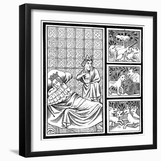 Dream of Childéric, 1849-null-Framed Giclee Print