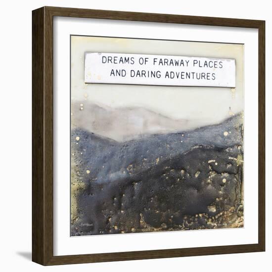 Dream of Faraway Places-Britt Hallowell-Framed Art Print