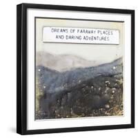 Dream of Faraway Places-Britt Hallowell-Framed Art Print