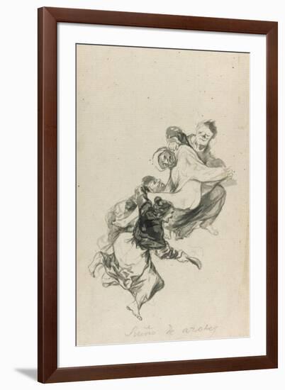 Dream of Flogging, 1801-03-Francisco de Goya-Framed Giclee Print