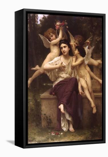 Dream of Spring-William Adolphe Bouguereau-Framed Stretched Canvas
