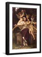 Dream of Spring-William Adolphe Bouguereau-Framed Art Print