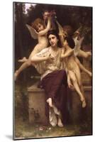 Dream of Spring-William Adolphe Bouguereau-Mounted Art Print