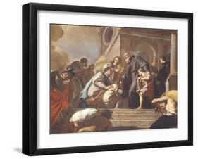 Dream of St Benedict-Francesco de Mura-Framed Giclee Print