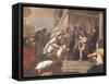 Dream of St Benedict-Francesco de Mura-Framed Stretched Canvas