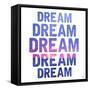 Dream Repeat-Kimberly Glover-Framed Stretched Canvas
