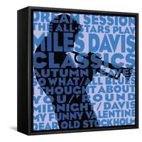 Dream Session: The All-Stars Play Miles Davis Classics (Blue Color Variation)-null-Framed Stretched Canvas