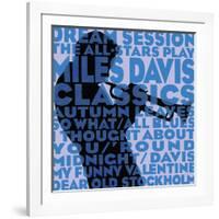 Dream Session: The All-Stars Play Miles Davis Classics (Blue Color Variation)-null-Framed Art Print