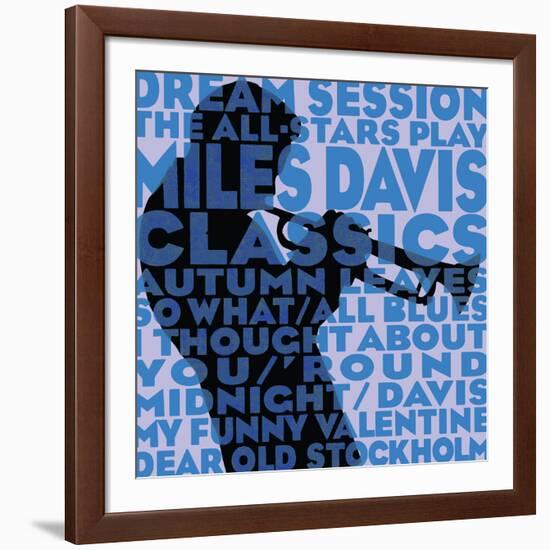 Dream Session: The All-Stars Play Miles Davis Classics (Blue Color Variation)-null-Framed Art Print