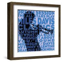 Dream Session: The All-Stars Play Miles Davis Classics (Blue Color Variation)-null-Framed Art Print