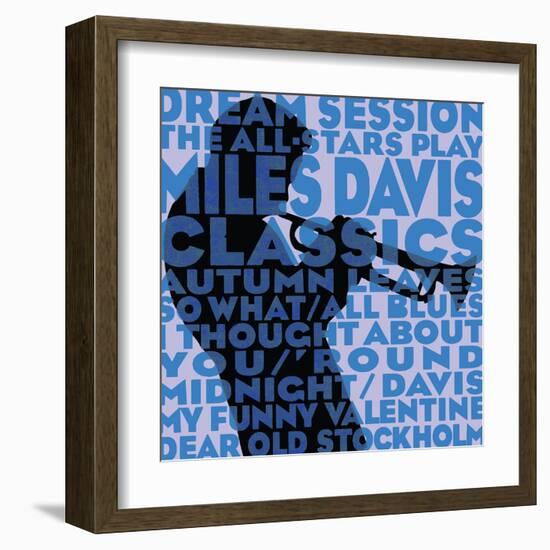 Dream Session: The All-Stars Play Miles Davis Classics (Blue Color Variation)-null-Framed Art Print