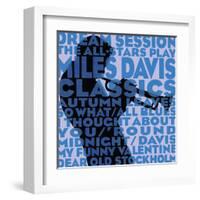 Dream Session: The All-Stars Play Miles Davis Classics (Blue Color Variation)-null-Framed Art Print