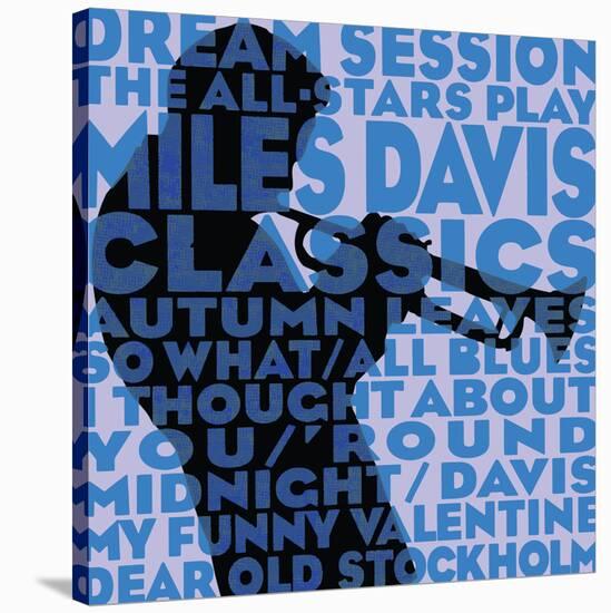 Dream Session: The All-Stars Play Miles Davis Classics (Blue Color Variation)-null-Stretched Canvas