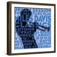 Dream Session: The All-Stars Play Miles Davis Classics (Blue Color Variation)-null-Framed Art Print