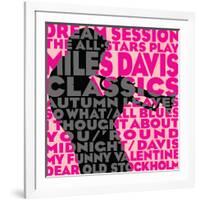 Dream Session: The All-Stars Play Miles Davis Classics (Pink Color Variation)-null-Framed Art Print