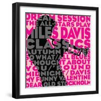 Dream Session: The All-Stars Play Miles Davis Classics (Pink Color Variation)-null-Framed Art Print