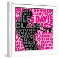 Dream Session: The All-Stars Play Miles Davis Classics (Pink Color Variation)-null-Framed Art Print