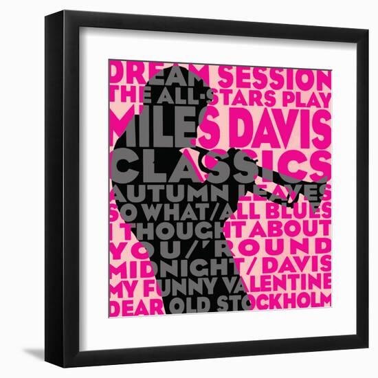 Dream Session: The All-Stars Play Miles Davis Classics (Pink Color Variation)-null-Framed Art Print