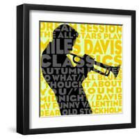 Dream Session: The All-Stars Play Miles Davis Classics (Yellow Color Variation)-null-Framed Art Print