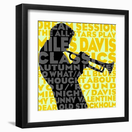 Dream Session: The All-Stars Play Miles Davis Classics (Yellow Color Variation)-null-Framed Art Print