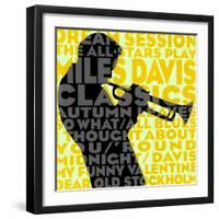 Dream Session: The All-Stars Play Miles Davis Classics (Yellow Color Variation)-null-Framed Art Print