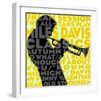 Dream Session: The All-Stars Play Miles Davis Classics (Yellow Color Variation)-null-Framed Art Print