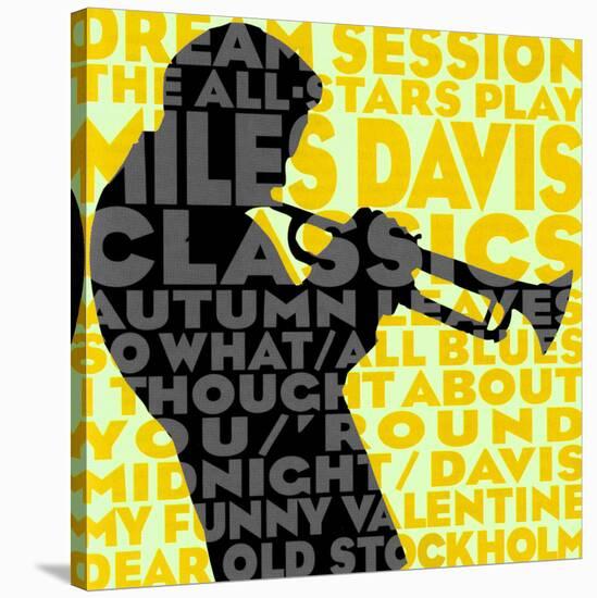 Dream Session: The All-Stars Play Miles Davis Classics (Yellow Color Variation)-null-Stretched Canvas