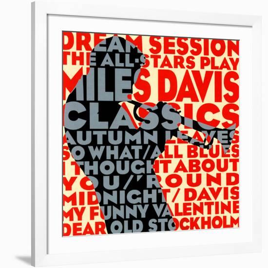 Dream Session : The All-Stars Play Miles Davis Classics-null-Framed Art Print