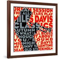 Dream Session : The All-Stars Play Miles Davis Classics-null-Framed Art Print