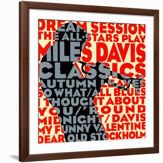 Dream Session : The All-Stars Play Miles Davis Classics-null-Framed Art Print