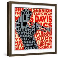 Dream Session : The All-Stars Play Miles Davis Classics-null-Framed Art Print