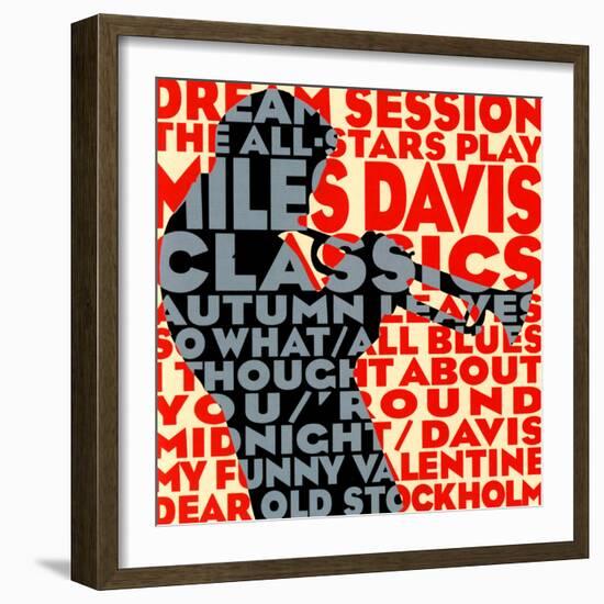 Dream Session : The All-Stars Play Miles Davis Classics-null-Framed Art Print