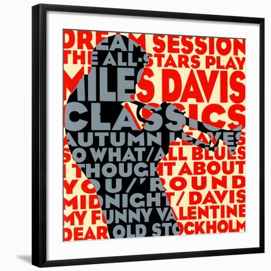 Dream Session : The All-Stars Play Miles Davis Classics-null-Framed Giclee Print
