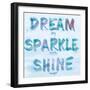 Dream, Sparkle, Shine-SD Graphics Studio-Framed Premium Giclee Print