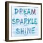 Dream, Sparkle, Shine-SD Graphics Studio-Framed Premium Giclee Print