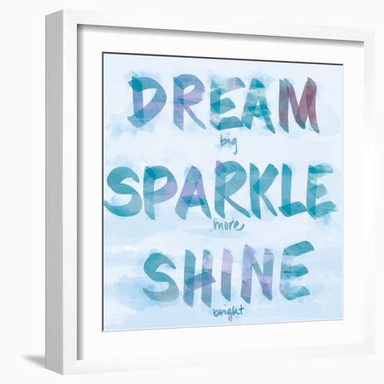 Dream, Sparkle, Shine-SD Graphics Studio-Framed Premium Giclee Print