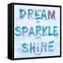 Dream, Sparkle, Shine-SD Graphics Studio-Framed Stretched Canvas