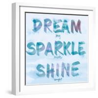 Dream, Sparkle, Shine-SD Graphics Studio-Framed Art Print