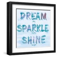 Dream, Sparkle, Shine-SD Graphics Studio-Framed Art Print