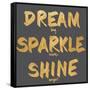 Dream, Sparkle, Shine-SD Graphics Studio-Framed Stretched Canvas