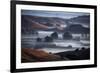 Dream State, Fog and Morning Light, Petaluma Hills, Sonoma County, Califormia-Vincent James-Framed Photographic Print