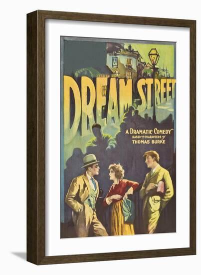 Dream Street-D.W. Griffith-Framed Art Print