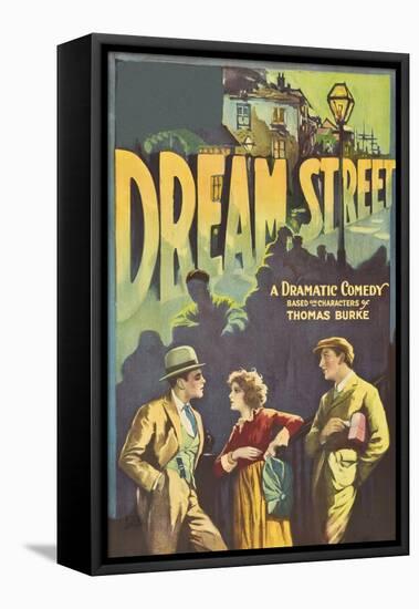 Dream Street-D.W. Griffith-Framed Stretched Canvas