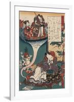 Dream Ukihashi-Utagawa Toyokuni-Framed Giclee Print