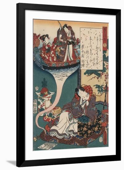 Dream Ukihashi-Utagawa Toyokuni-Framed Giclee Print