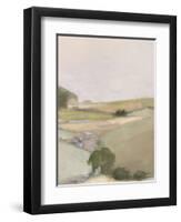 Dream Valley II Neutral Crop II-Julia Purinton-Framed Art Print