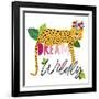 Dream Widly Cheetah-Jennifer McCully-Framed Art Print